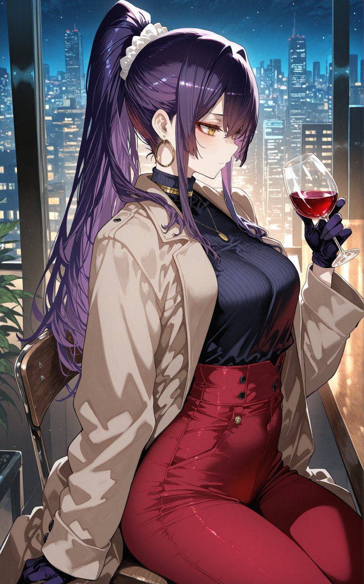 vrai_ccccc's tweet image. 澄玲:一人きりの夜