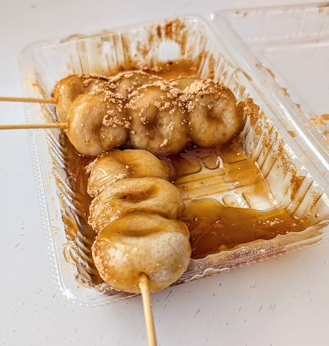 みつだんご いくらでも食べられそう！大人気、京都「美玉屋」さんの黒みつ