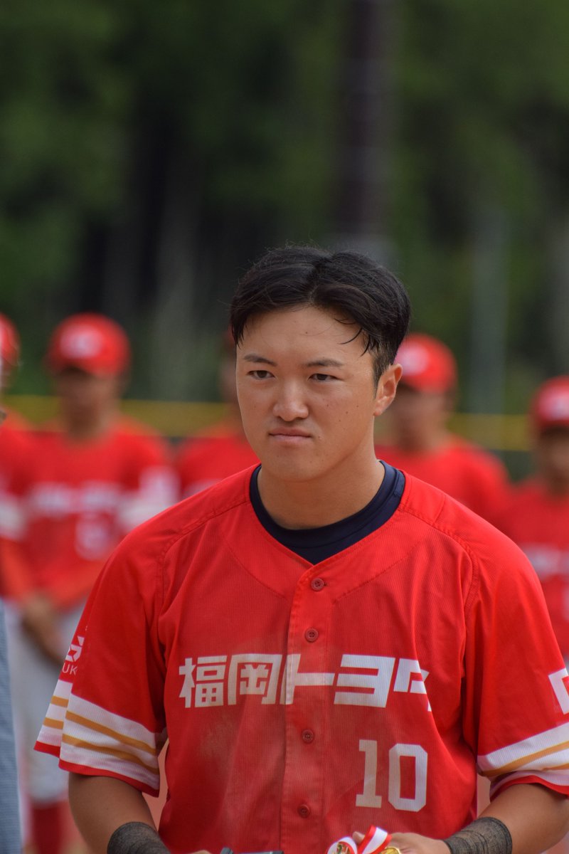JABA_kyushu's tweet photo. 【第20回九州クラブ野球選手権大会】
▽決勝戦（ひぜしんスタジアム）
ビッグ開発BC 9-6 福岡トヨタFTサンダース
※ビッグ開発BCは2大会連続5回目の優勝

表彰選手
【最高殊勲選手賞】護得久廉投手（ビッグ開発BC）
【敢闘賞】福島悠介選手（福岡トヨタFTサンダース）
【首位打者賞】仲程海琉選手（ビッグ開発BC、15打席9打数6安打 .667）

▽大会結果
https://t.co/Gq8BrIqcGS

#社会人野球 #JABA九州 #九州クラブ野球選手権
#ビッグ開発 @bigkaihatu 
#福岡トヨタ #FTサンダース
