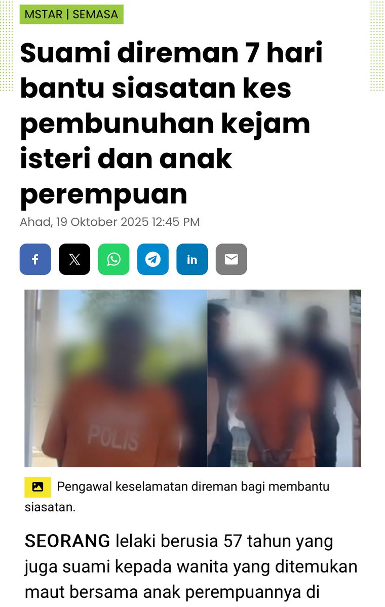 since we're comparing articles, meh tgk compilation suami bunuh isteri pulak from this year alone 🫶🏻