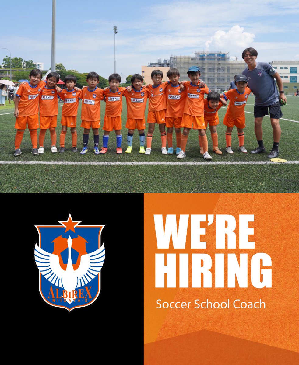 We are pleased to announce that we are recruiting a Soccer School Coach.

More info 💬
albirex.com.sg/en/news/44504/

#albirex #albirex_s