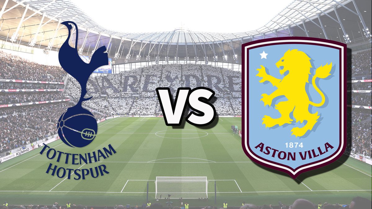 Tottenham Hotspur v Aston Villa - Premier League showing Live today on Sky Sports Ultra HDR on the big screens at Fairford Town Football Club 2pm KO - SPIKES Diner &amp; Bar open all day from 12pm - spikesdiner.com