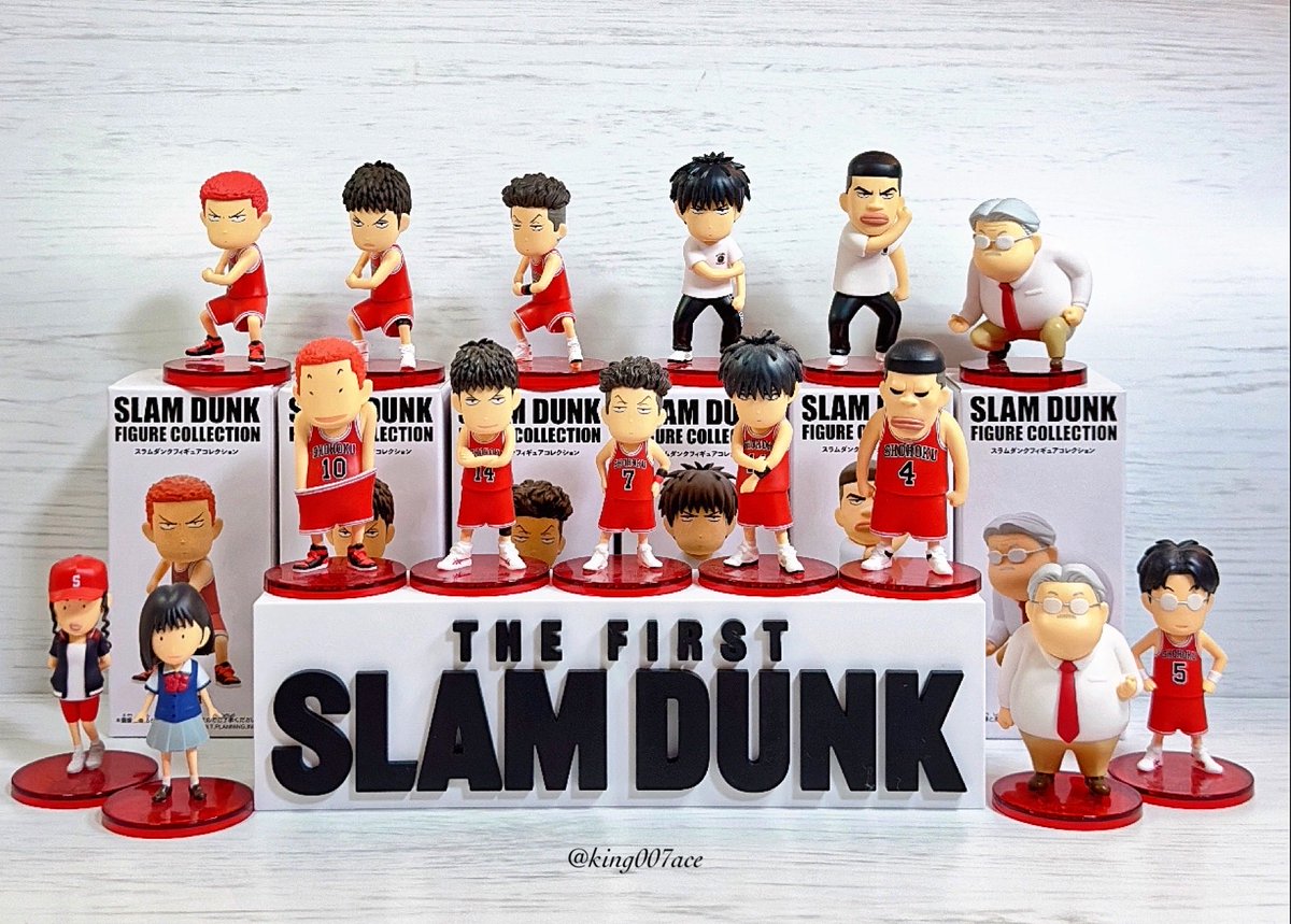 king007ace's tweet photo. SLAMDUNK🏀
ロゴ入りフィギュアホワイト.ver追加✨✨
#THEFIRSTSLAMDUNK
#SLAMDANK
#スラムダンク https://t.co/IkbtQyDVhc