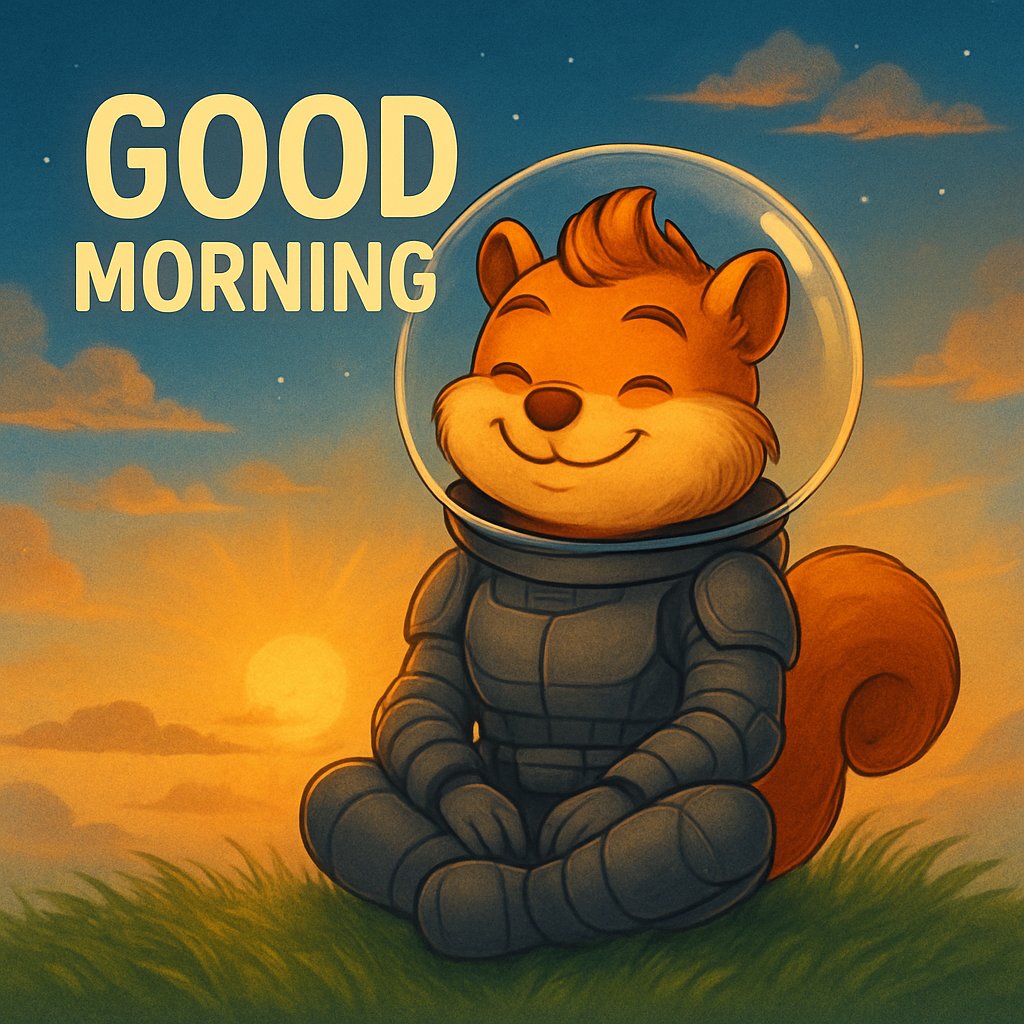 SquirrelAwayNFT's tweet image. Gm if you gm ☀️
Manifesting a stellar day for all 🌠 

#SpaceVibes #NFTCommunity #Web3
