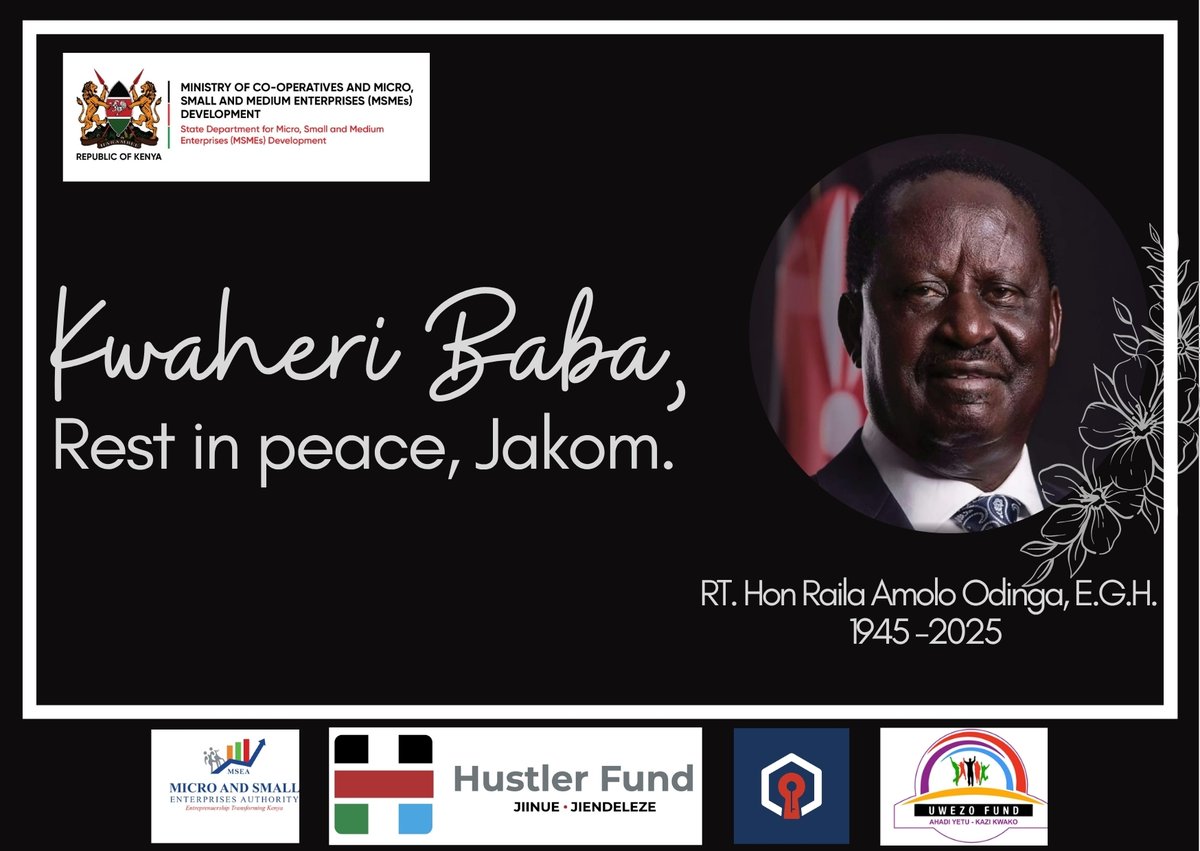 Kwaheri Baba. Rest in peace, Jakom.