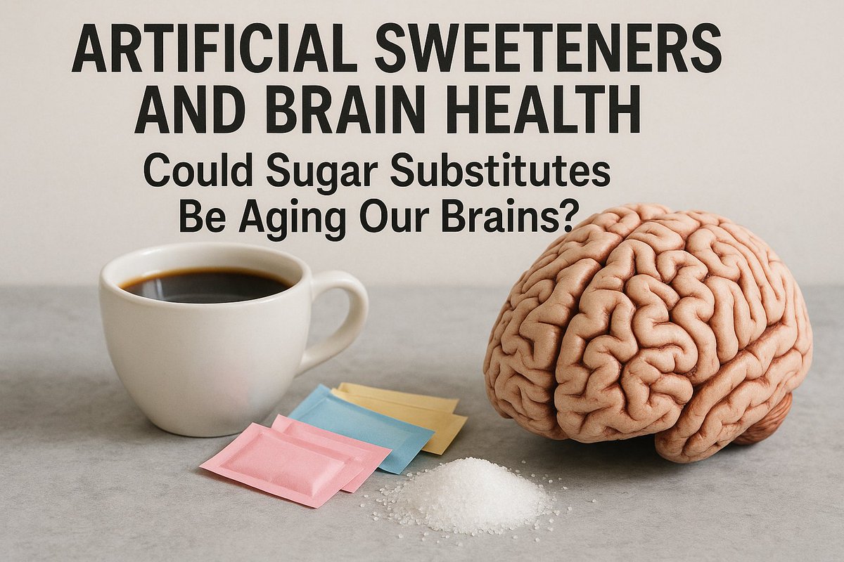 TodayInUS_World's tweet image. Artificial Sweeteners and Brain Health: Could Sugar Substitutes Be Aging Our Brains?
todayinusandworld.com/artificial-swe…
#ArtificialSweeteners #BrainHealth #CognitiveFunction #NeurologyStudy #Aspartame #Sucralose #SugarFree #MemoryDecline #HealthyEating #GutBrainAxis #ModerationMatters