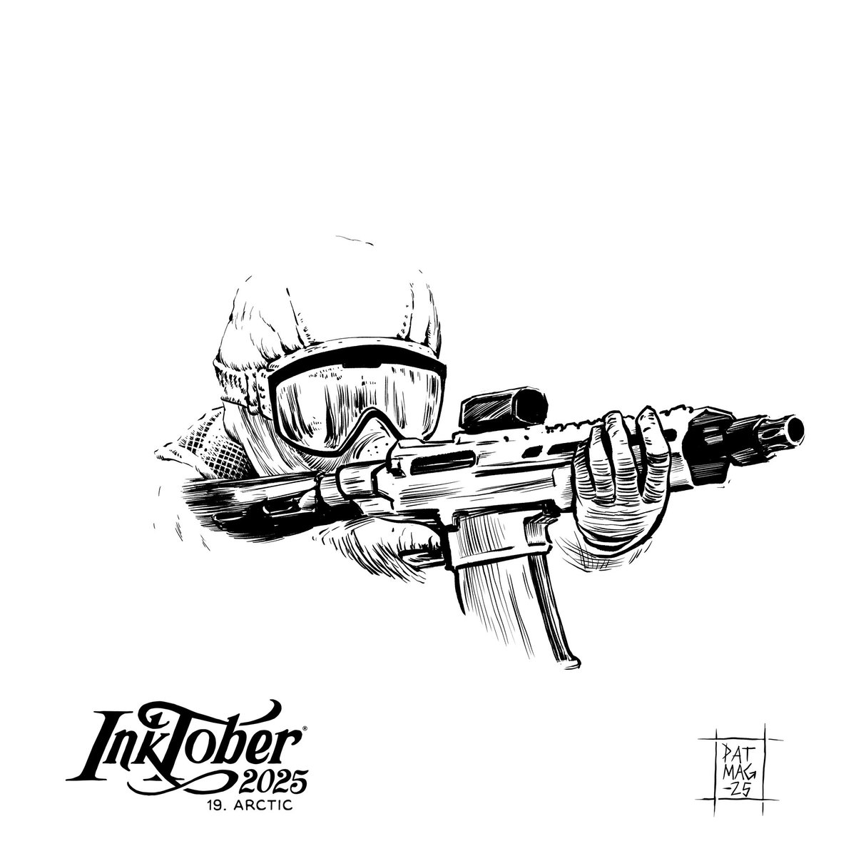 crannogsaga's tweet photo. Inktober day 19: Arctic. #Inktober2025 #ak24 https://t.co/ysfph2ehBI