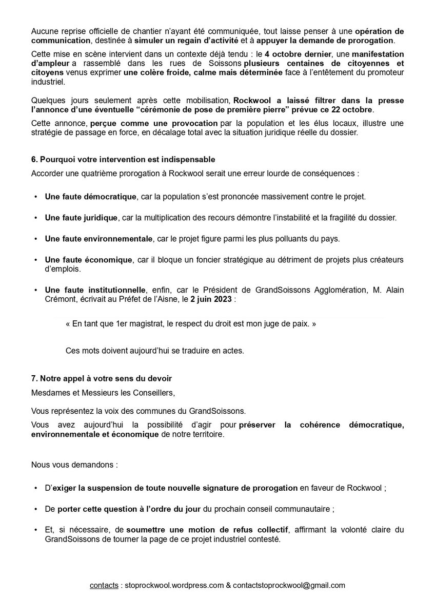 Stop RockWool Soissons tweet media