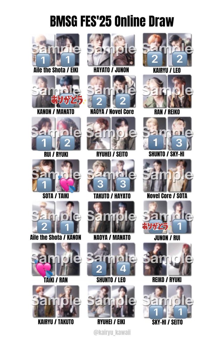 starzingseason's tweet image. BMSG FES オンラインくじ

【譲】画像参照
【求】TAIKI 

買取のみ可(S 600/G 300)
交換優先
郵送取引または都内手渡し

お気軽にお声掛けください。

#BMSGオンラインくじ  #BMSG譲  #BMSG求  #BMSG交換