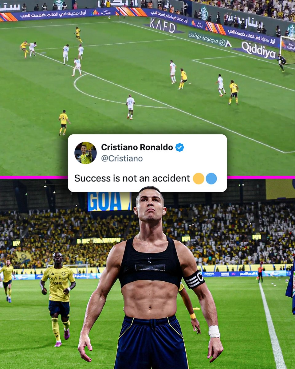 footballontnt's tweet photo. Cristiano Ronaldo after becoming the first player in history to score 800 club goals 🐐🥶 https://t.co/Li0cdHpmNc