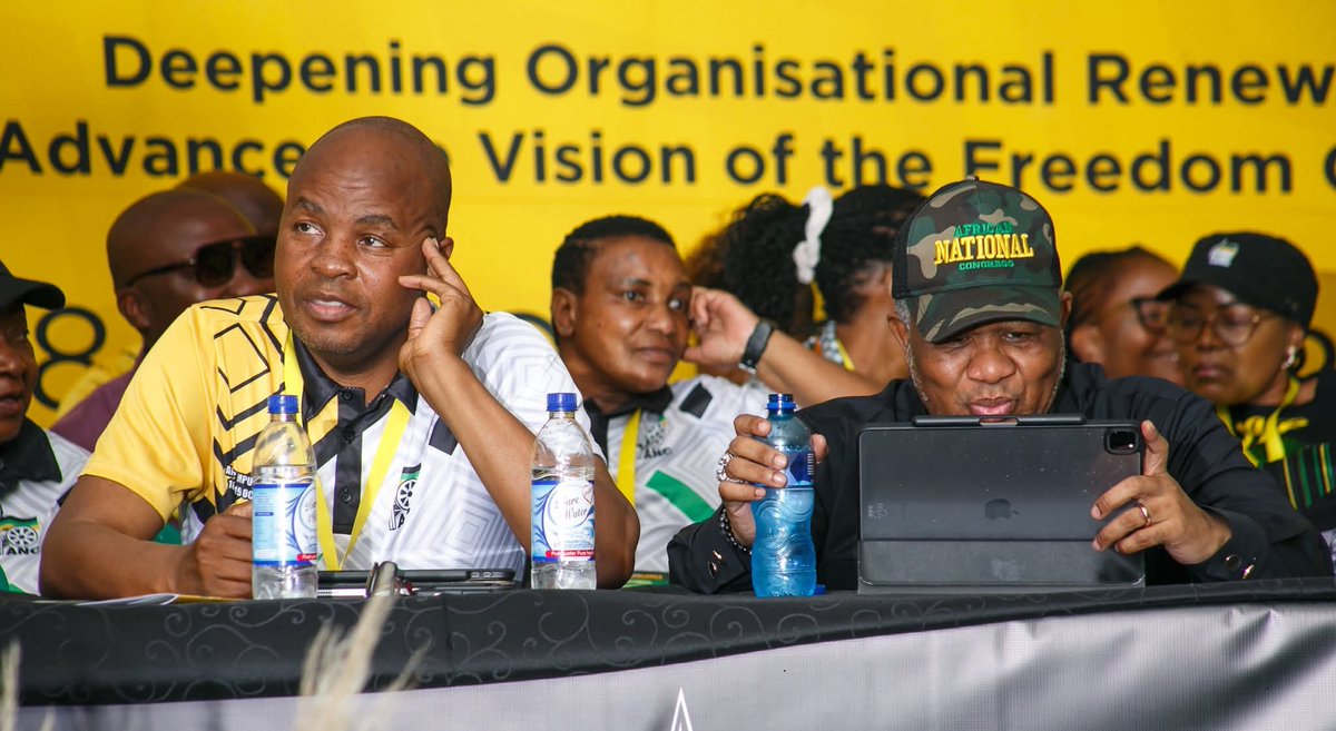MPMirror's tweet photo. DAY TWO | The African National Congress in Mpumalanga convens Provincial General Council. The party's Secretary-General Mbalula Fikile opened the PGC and adddressed key organisational matters. #20yearsofmpmirror #reflectingthetruth #mpmirror https://t.co/ee9Mm55Nn0