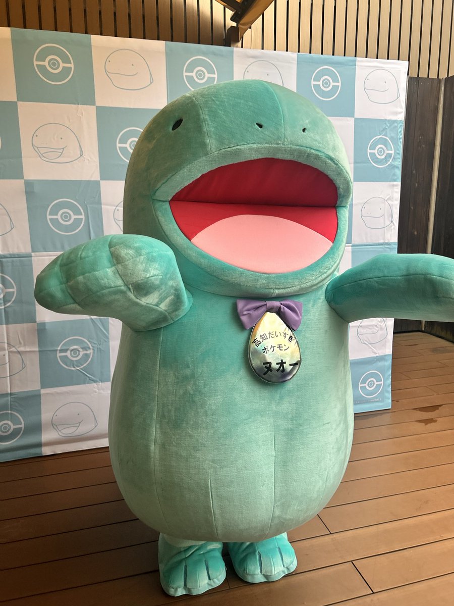 itoeri513's tweet photo. ヌオーに会いに来たー(∩•𐃷•∩)♡♡♡
結構並んでてびっくり！

ふわぬおさん持ってる人めっちゃいた！
 #ヌオー
 #ヌオーのいる生活
 #松屋銀座 https://t.co/4ZBKddMjhR