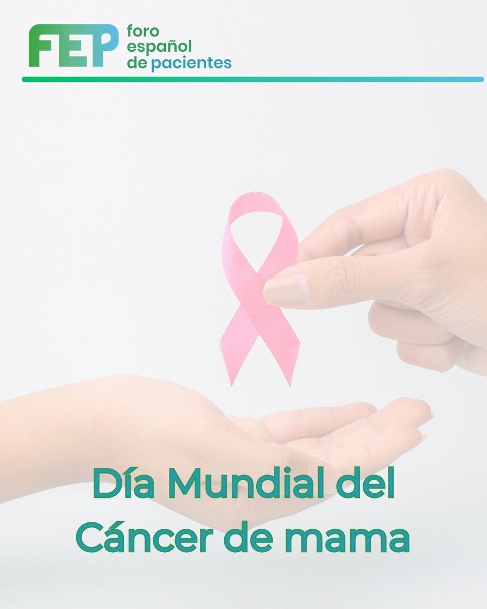 🌍#ConoceTuAsociación

El Día Mundial contra el Cáncer de Mama se conmemora hoy para concienciar a la población sobre la importancia de la prevención, el diagnóstico y tratamiento tempranos.

📌 Encuentra #AsociacionesDePacientes relacionadas en:

🌐 forodepacientes.org/asociacionismo…