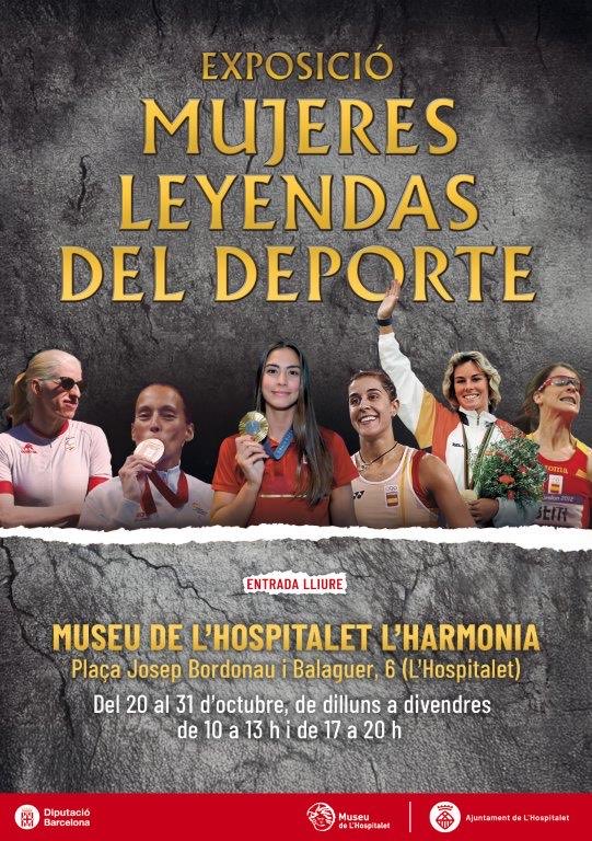 Inauguramos ‘Mujeres Leyendas del Deporte’ en <a href="/LHAjuntament/">Ajuntament de L'Hospitalet</a> con la presencia de su alcalde <a href="/DavidQuirosLH/">David Quirós Brito</a> y un homenaje especial a Paula Crespi 🤽‍♀️🥇🇪🇸 y a Mari Pau Corominas, 1a finalista olímpica española de la historia en 1968.

📍 Museu L’Harmonia
📆 lunes 20, 17h