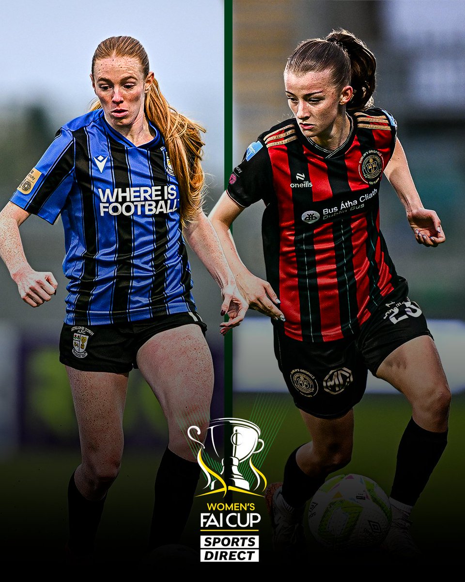 Final Day! 

It's the 2025 Sports Direct Women's FAI Cup Final day today in Tallaght!

Secure your ticket now for the 15:00 kick off with the game live on <a href="/SportTG4/">Spórt TG4</a> too.

ticketmaster.ie/sports-direct-…