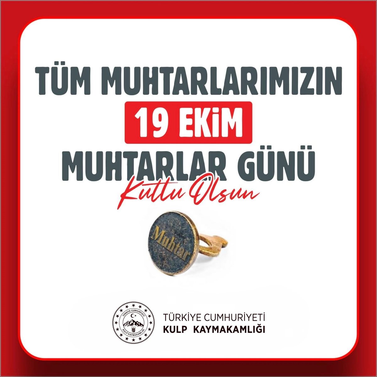 Kulp Kaymakamlığı tweet media