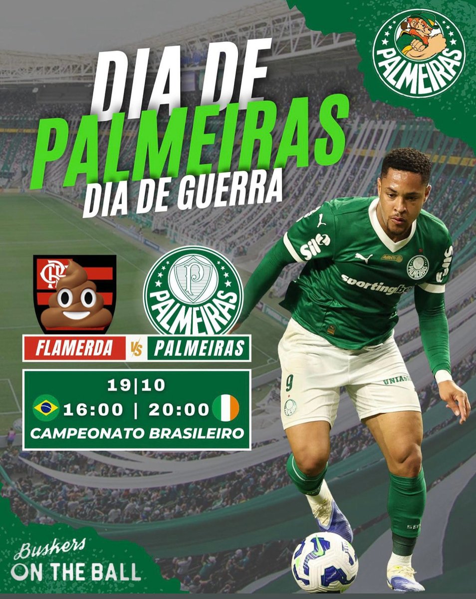 Hey Porcada! #hj tem @palmeiras 

 #diadepalmeiras #familiapalmeiras #palmeirasminhavidaévocê #avantipalestra #palmeirasdublin  #maiorcampeãodobrasil #alviverdeimponente #palmeirasdetodos #ireland #almaecoração #todosomosum #dublin