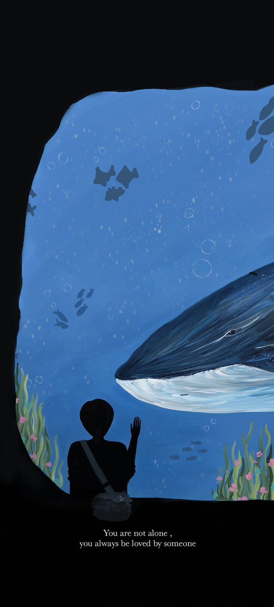 New Lock Screen, this pic has Calming &amp; Lovely vibe. 🐳🧿💙