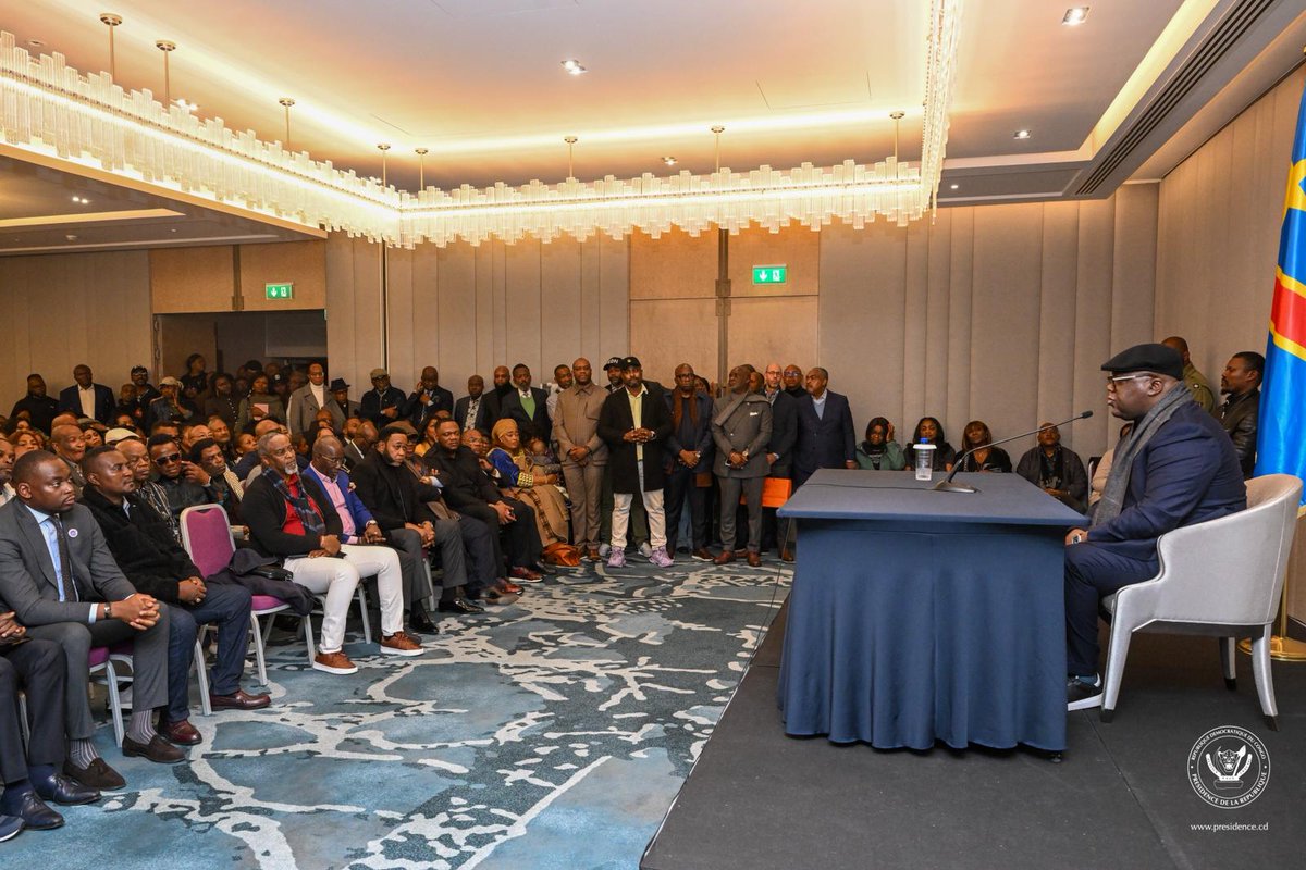 TheGreatLakesE1's tweet image. Tshisekedi again refuses dialogue with AFC/M23

Addressing members of the Congolese diaspora in Brussels, Belgium, on October 11, President Félix Tshisekedi reiterated his refusal to engage in talks with AFC/M23 rebels, whom he referred to as “emissaries of the aggressor.”…