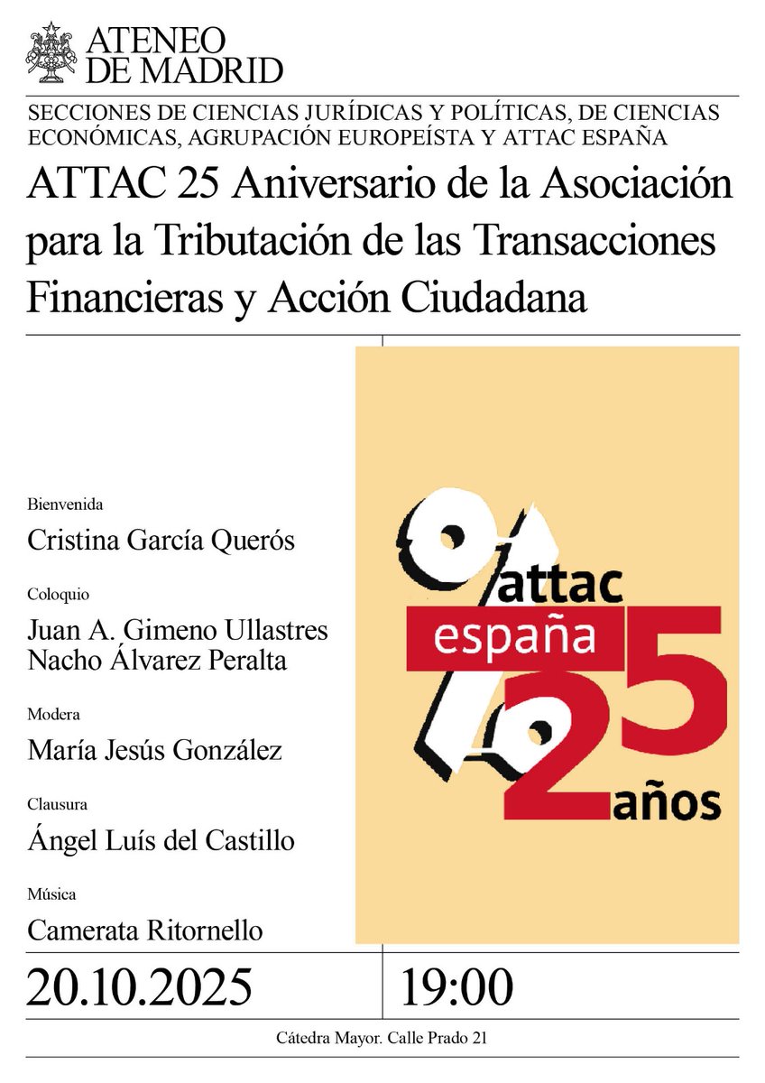25 AÑOS DE ATTAC ESPAÑA