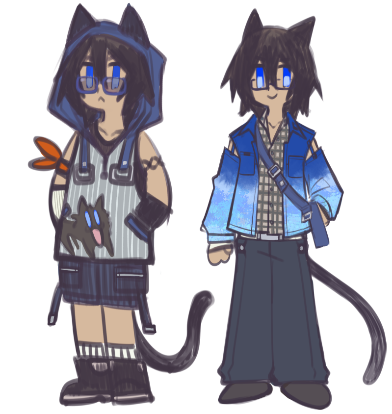 Viola8787's tweet photo. 小黑HUB联动夏装&塔店联动秋装pa摸鱼设计😽
#lamento #Asato #ラメント #アサト https://t.co/Dc27s6n4S3