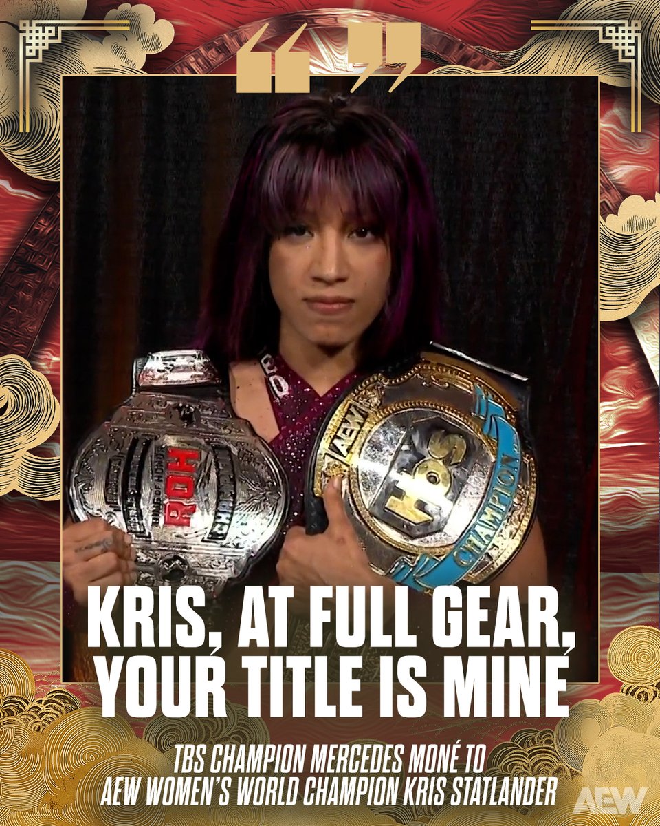 The CEO has made her next order of business clear. She's coming after @CallMeKrisStat and her AEW Women's World Championship!