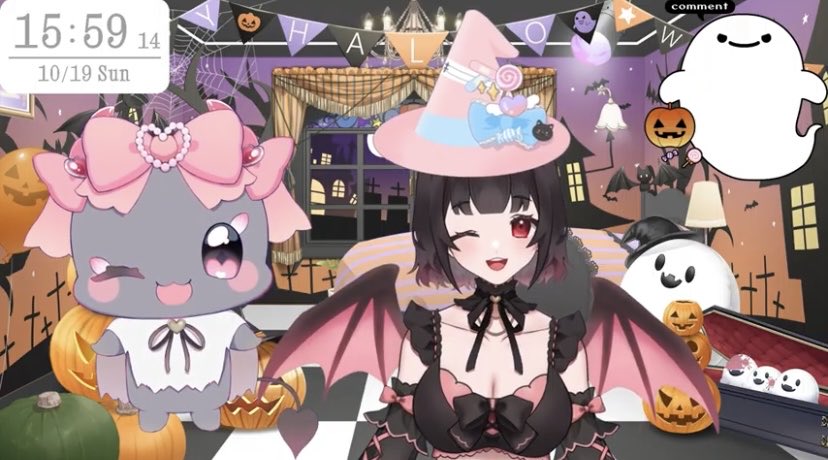 開会式お疲れ〜‼️
もうすぐ向かう❕
 #ハロウィンちっくな歌枠リレー