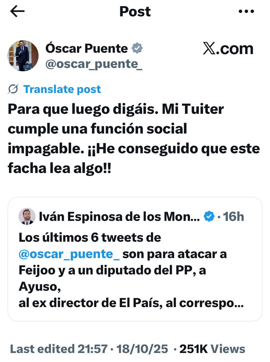 Ahora ya los últimos 7.
Pero todo lo que depende de su Ministerio sigue sin funcionar.