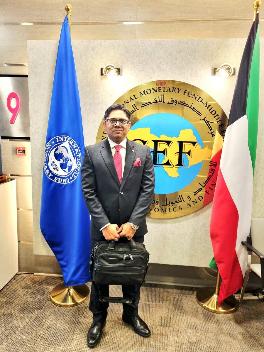 This week in #Kuwait 🇰🇼, pleased to be part of this #IMF Mission team for #Macro #Stress_Testing course for central banks #supervisors at the International Monetary Fund (<a href="/IMFNews/">IMF</a>) Middle East Centre for Economics and Finance (#CEF). 

Exciting week ahead full of #numbers,