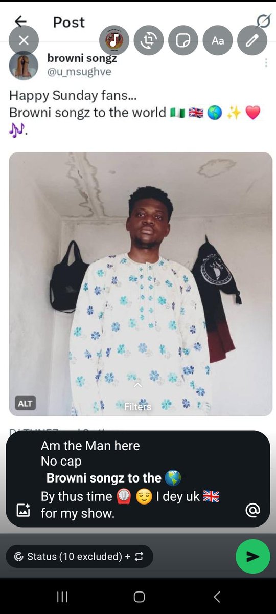 My this time Next year 2026 
I go dey UK 🇬🇧 for my show.. 200000 people. Amen.
Thank you Jesus 😊 sweet Jesus.