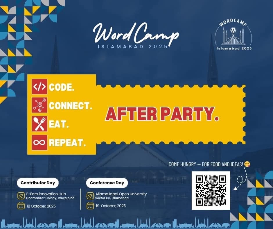 WordCamp Islamabad tweet media
