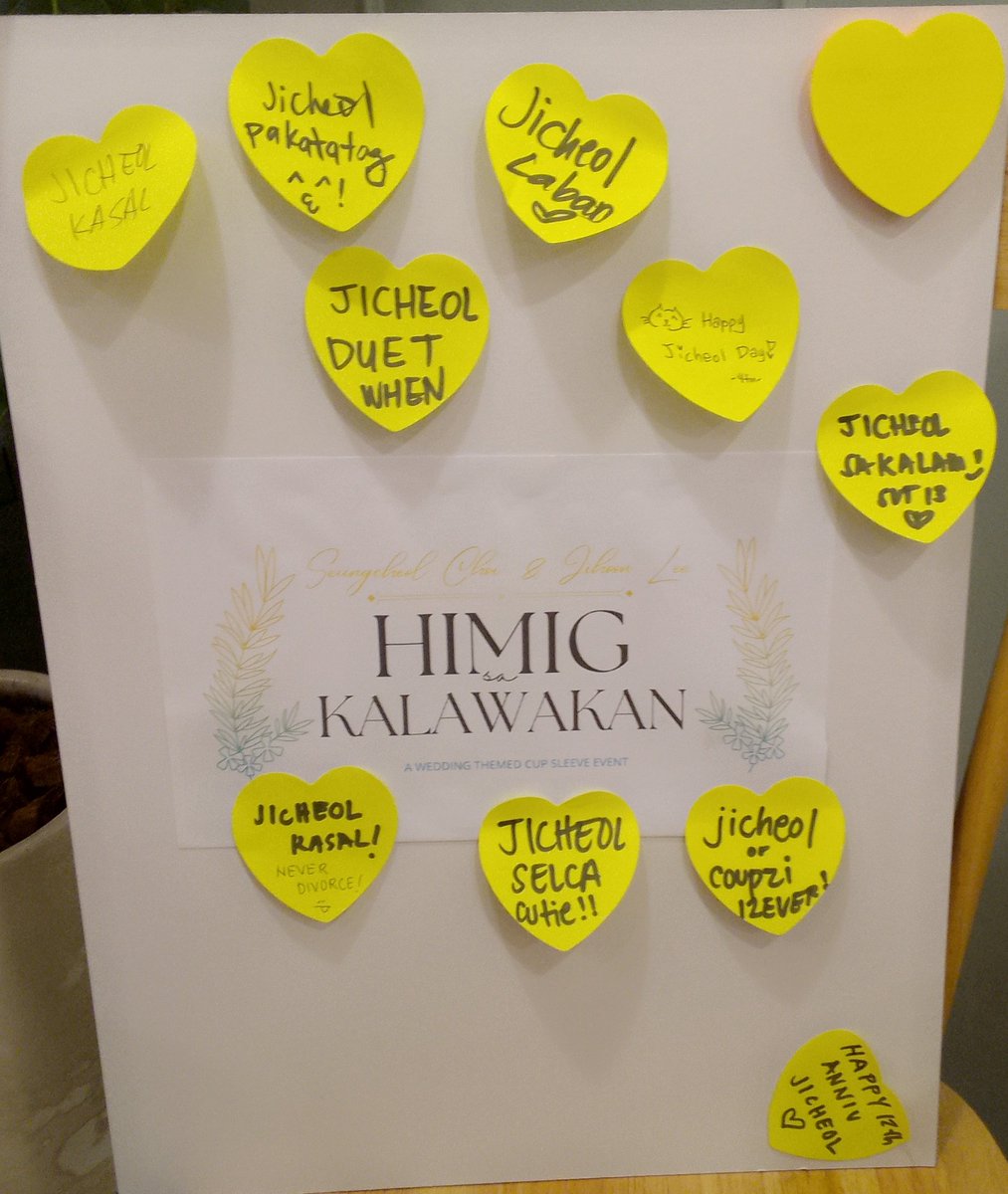 Everyone wrote cute and positive messages for jicheol... And then there's me 😆😆😆
