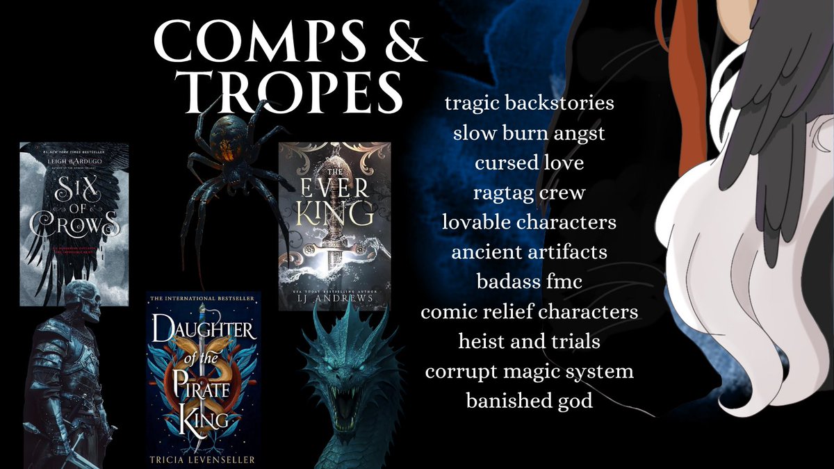 author_clentz's tweet image. Presenting my #agentguide for Beneath the Veil of Tides! 

🏴‍☠️ Escaped sacrificial offering
🏴‍☠️ Banished, lovestruck god MMC 
🏴‍☠️ Ragtag crew with complexity
🏴‍☠️ Trials, prison heist, battles, traveling between Bounds 
🏴‍☠️ Unique creatures! 

#agentsguide #litagents