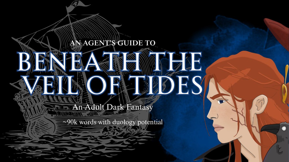 author_clentz's tweet image. Presenting my #agentguide for Beneath the Veil of Tides! 

🏴‍☠️ Escaped sacrificial offering
🏴‍☠️ Banished, lovestruck god MMC 
🏴‍☠️ Ragtag crew with complexity
🏴‍☠️ Trials, prison heist, battles, traveling between Bounds 
🏴‍☠️ Unique creatures! 

#agentsguide #litagents
