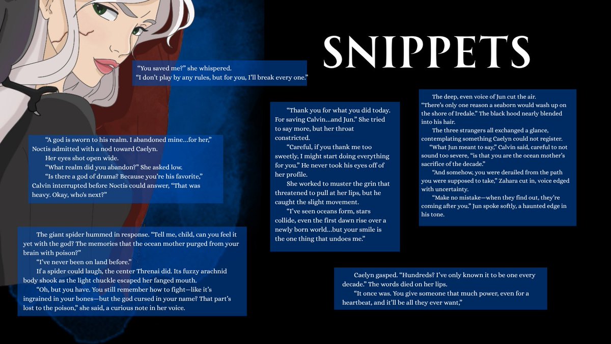 author_clentz's tweet image. Presenting my #agentguide for Beneath the Veil of Tides! 

🏴‍☠️ Escaped sacrificial offering
🏴‍☠️ Banished, lovestruck god MMC 
🏴‍☠️ Ragtag crew with complexity
🏴‍☠️ Trials, prison heist, battles, traveling between Bounds 
🏴‍☠️ Unique creatures! 

#agentsguide #litagents