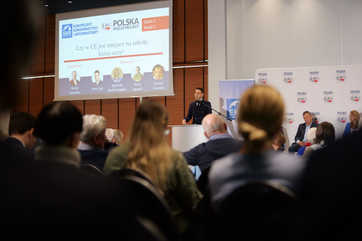 Czy w UE jest miejsce na szkołę, która uczy? O tym dyskutują:
- europoseł <a href="/PatrykJaki/">Patryk Jaki</a>
- prof. Michał Łuczewski
- Agnieszka Pawlik-Regulska
- Dariusz Kwiecień
- dr Paweł Figurski
Zachęcamy do oglądania - youtube.com/live/8rIssSUcn…