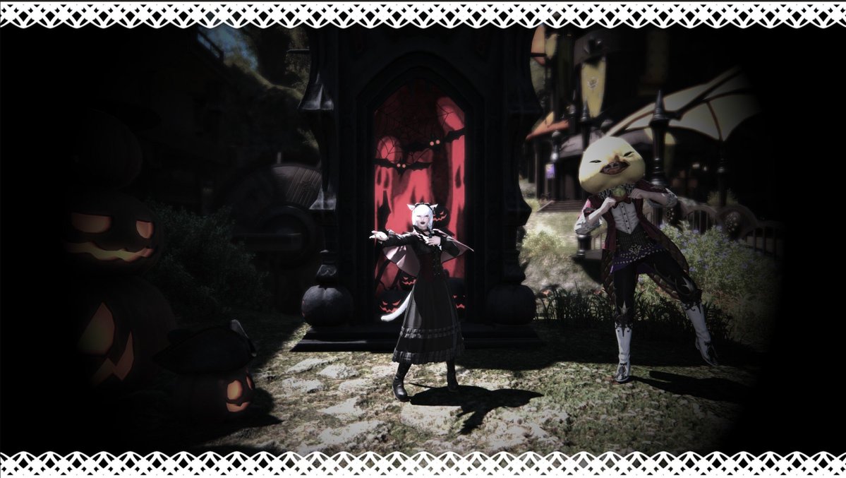 Linstimpy's tweet image. FFIV'de Halloween etkinlikleri başladı bile. Mountumuzu aldık konsepte uyum sağladık :3 Yersen Lady Maria :P ama kulaklı hali