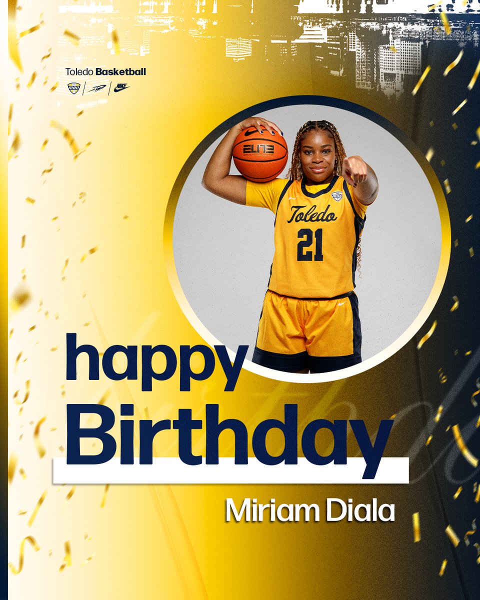 They're celebrating from Germany to Toledo, happy birthday Miriam Diala! 🥳🎂

#TeamToledo