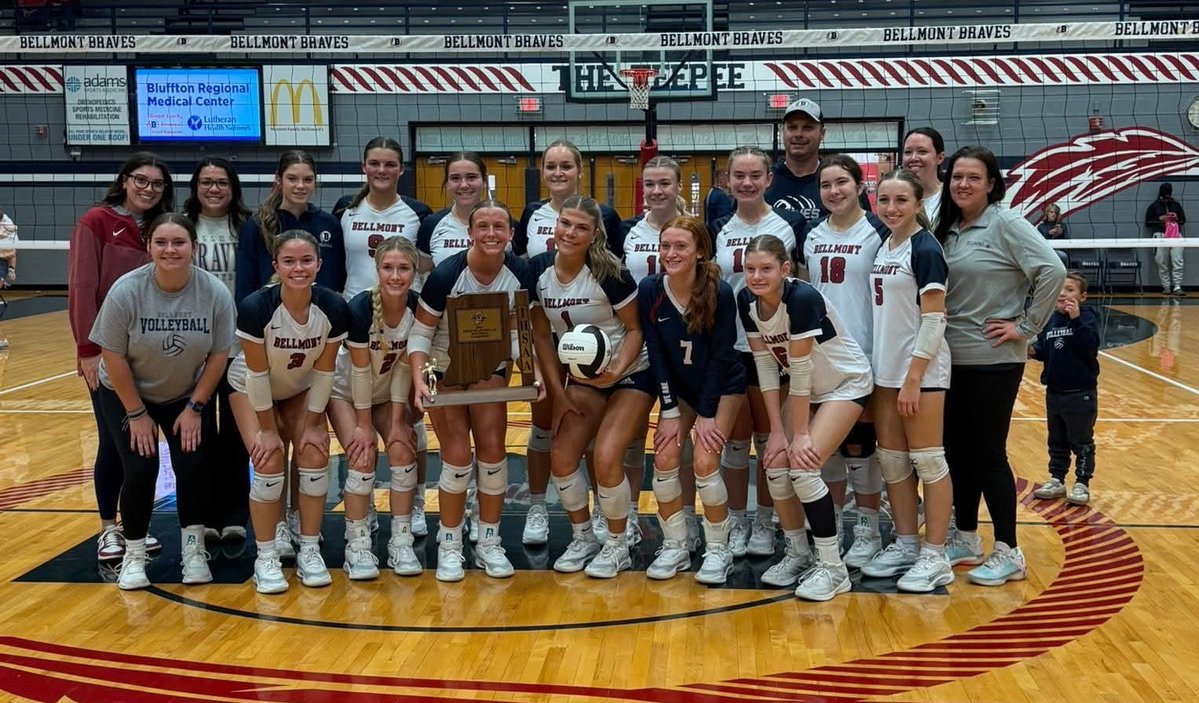 It's a new Sectional winning streak: #1. Defeated Wayne to claim 41st overall and Bellmont's 1st 4A title. #BHSquad