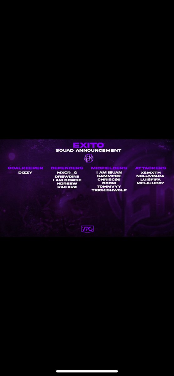 Our squad is locked in for the season 🔒

Big things coming your way in:

🇬🇧 UK Premier
🇬🇧 UK Pro Series 
🇪🇺 Elite A
🇪🇺 Esports Cup 

<a href="/OfficialVPG/">Virtual Pro Gaming</a> 
<a href="/proclubs_weekly/">Pro Clubs Weekly</a>