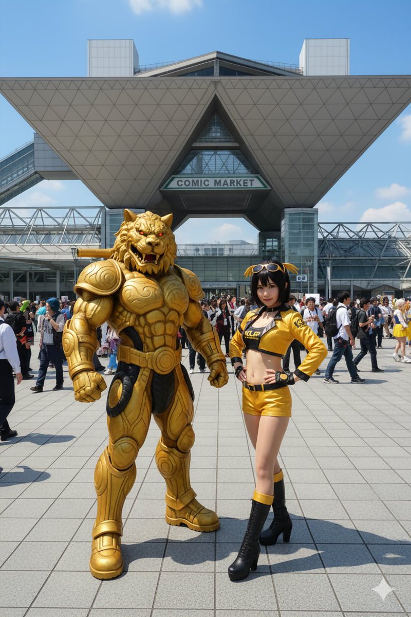 KinLoo_V's tweet image. #毎日ではない金獅子　

この金獅子仮面、明らかにバイクに変形する形しててじわじわくるｗ　#Nanobanana