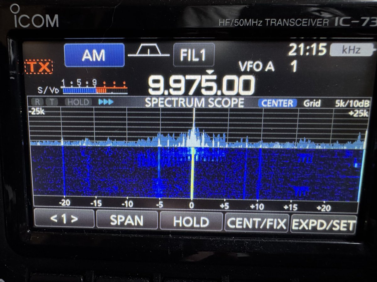 とうきょうJB430/JL1AFZ 半接地ロングワイヤーアンテナで運用中📡 (@take29284) on Twitter photo 本日も始まりました😆📻
強く入ってますね!
残り少なくなったグアム🇬🇺からの放送家庭内CMしなが聞きますよ👍
 #KTWR 本日も始まりました😆📻
強く入ってますね!
残り少なくなったグアム🇬🇺からの放送家庭内CMしなが聞きますよ👍
 #KTWR