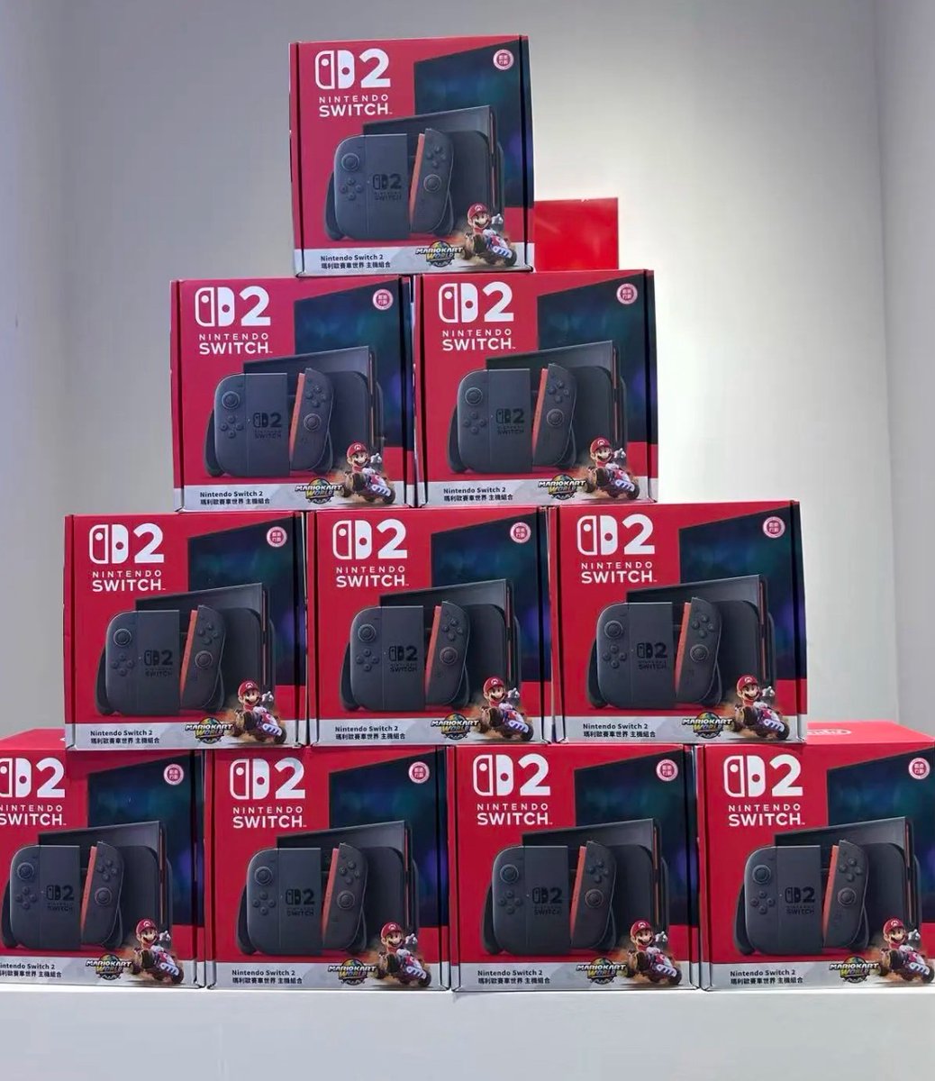 えっと、、ゲリラ最後です！！
ラスト受付開始！！Switch2+その他セット！！

転売しないと約束できる人に❌プレゼント🎁😳
１５０リポスト到達で即！追加当選者を選びます！！

【応募方法👇】10/21迄
いいね！リポスト！絵文字リプ！
最新✨固定ポストのリポスト✨で応募完了！