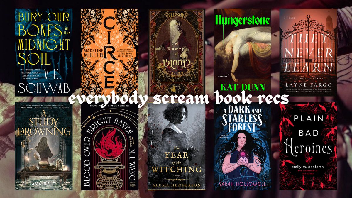 book recommendations inspired by “everybody scream” by florence + the machine 🪉