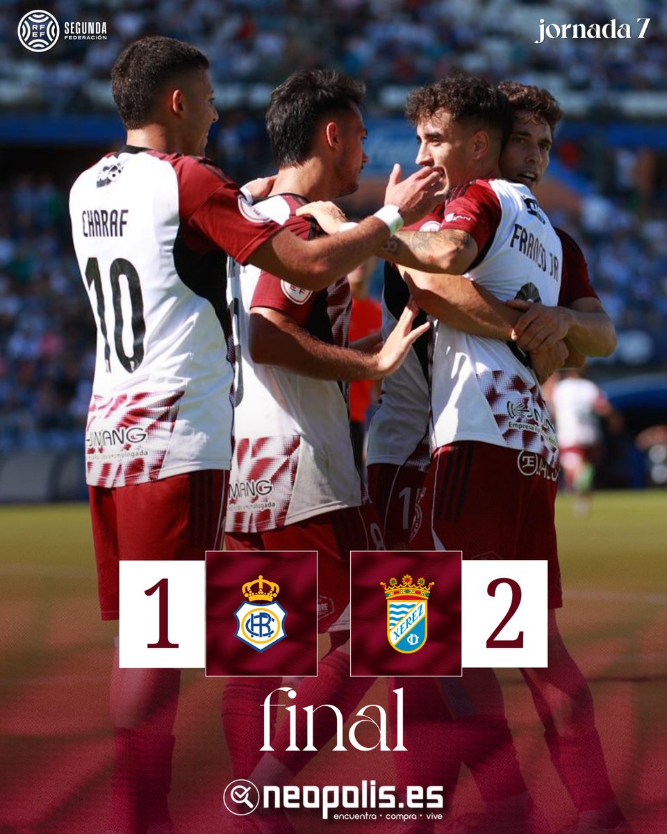 ⏱️ 90+6' | ¡FINAAAAL DEL PARTIDO! ¡PUÑETAZO SOBRE LA MESA EN EL COLOMBINO! 👊💙

📺 mmRecreXerez.com/xerezcdtv
📻 youtube.com/live/f-460Ye5b…

🔵 1️⃣-2️⃣ ❤️ #RecreXerez