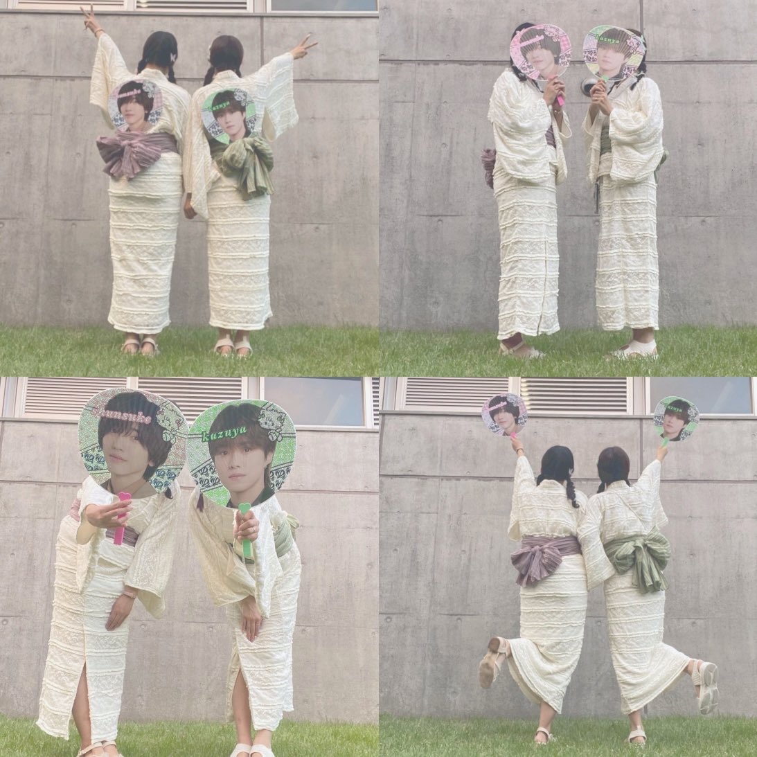 今更だけどエコパは念願の浴衣参戦で
初デコうちわも挑戦した❤️‍🔥
年齢的にも体力的にも限界かな〜（＾＾)笑

 #なにわ男子_BonBonVoyage