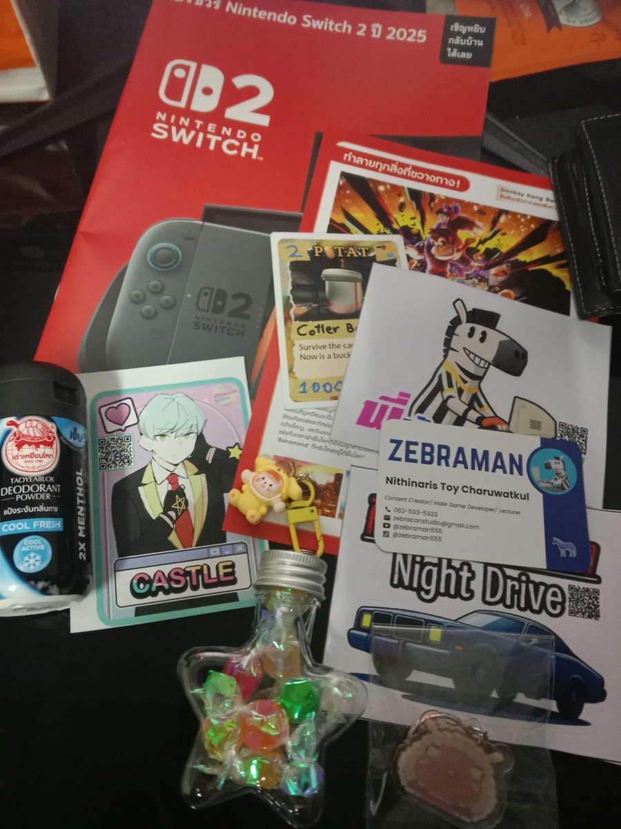 วันนี้ไปงานTGSมา ผลประกอบการวันนี้บอกเลยคอนเทนต์อีกปี55555 รอฟังเล่ารีแคบเร็วๆนี้
เพื่อนๆที่ไป 👉 <a href="/Sataru21PM/">Sataru✨🌡️【21PM】</a> <a href="/Rainnimin/">Rainnimin/レインニミン☁️🪄</a> และ youtube.com/@soundner?si=M…
แถมเจอผู้สร้างเกม คืนหลอนซ่อนทาง : <a href="/zebracanstudio/">zebraman555</a>