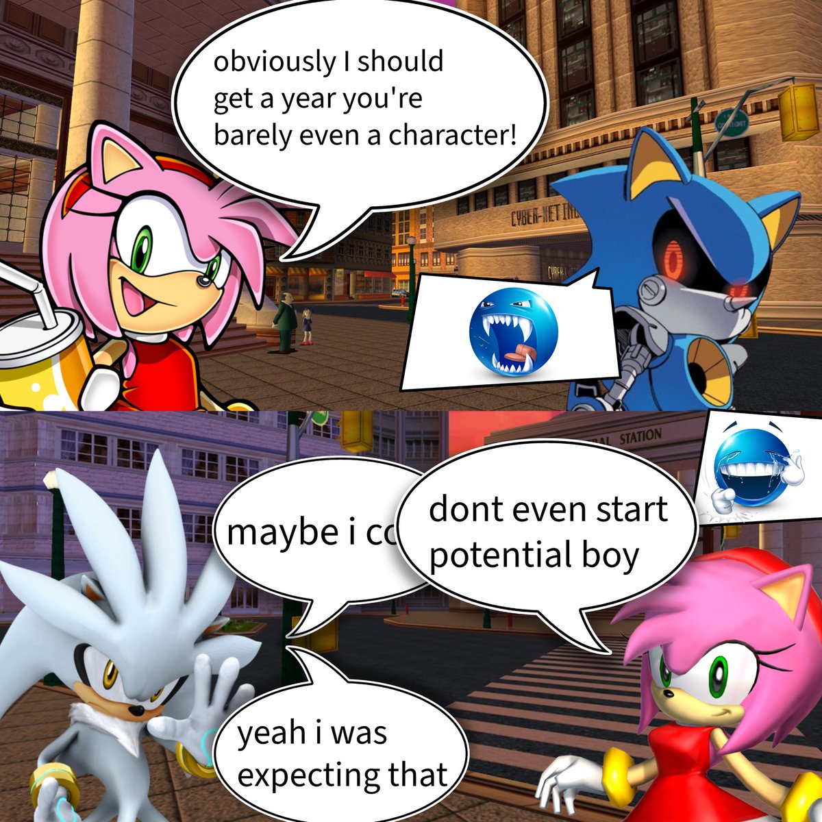 I had to make one about this I’m sorry Silver