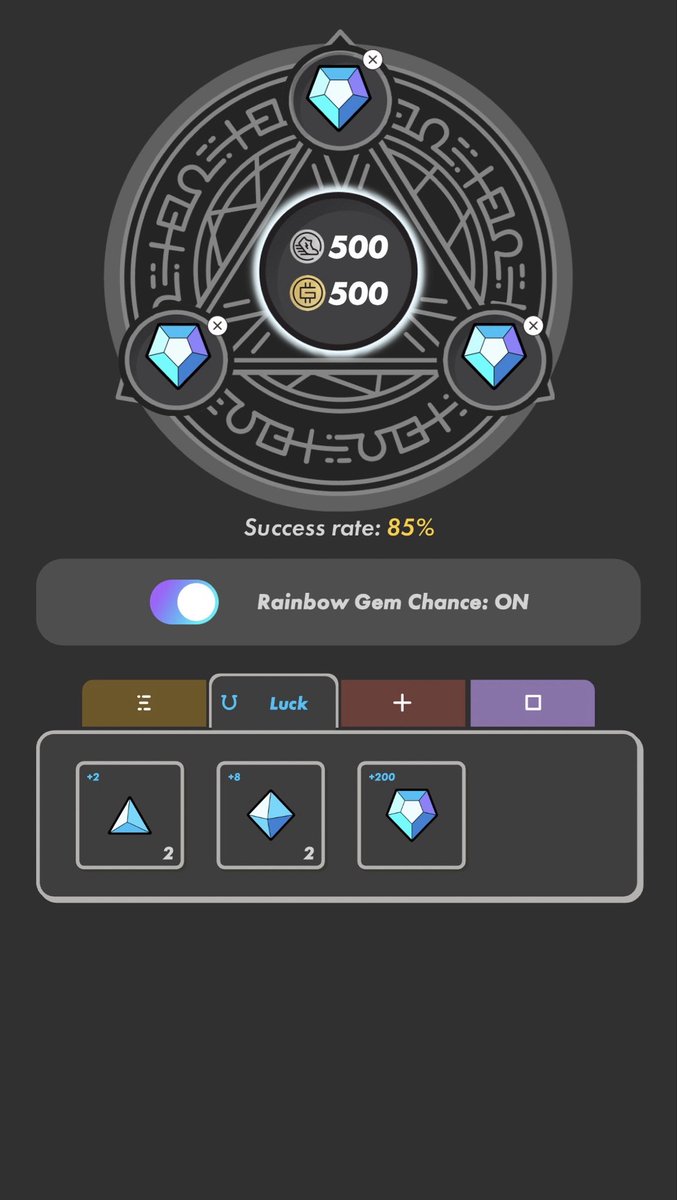 ukigumoSTEPN's tweet image. #STEPN #P国 🐧
L値12000だとMB Lv10安定しないので、MB Lv6を調達
P国はマーケットに物が少ないので手元にあったLv5GEM2つと、もう一つはLv4をボナンザして調達
これでL値は15200になった
歩くの楽しみ😊
#ActivationCode 
22820279