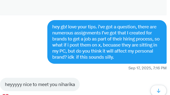 Niharika tweet media